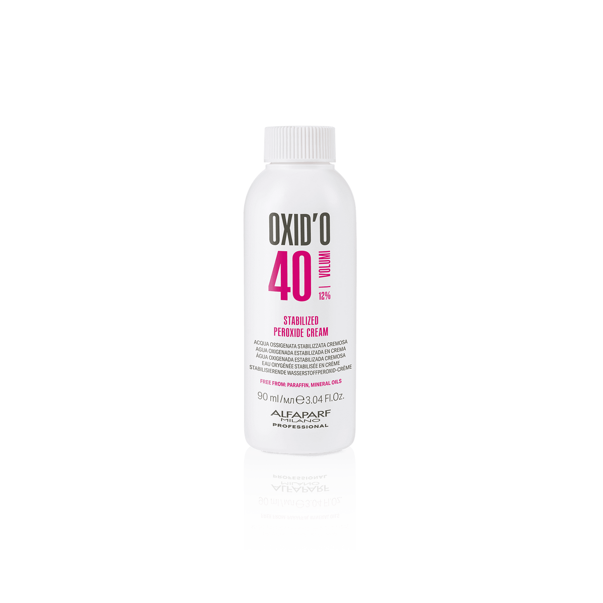 Alfaparf Milano Oxid’o 90 ml, 40 volúmenes — envase oficial del volumen y tamaño indicados