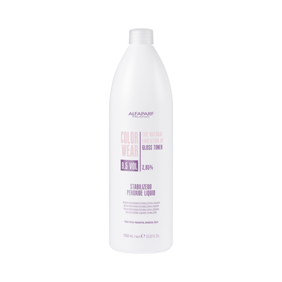 Alfaparf Color Wear Gloss Toner, activador líquido 9.5 Vol de 1 L