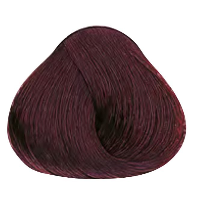 Color Amore 4.62 Castaño Medio Rojizo Irisado, muestra de tono