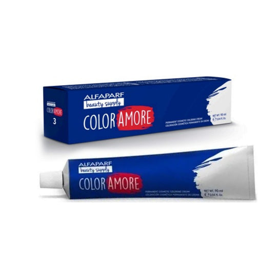 Tinte permanente Alfaparf Color Amore 90 ml, caja y tubo