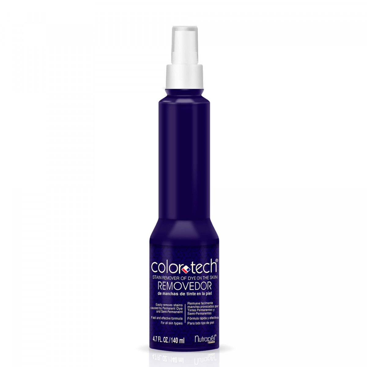 Nutrapel Removedor de Manchas de Tinte Limpieza Dérmica Post-Coloración 140 ml