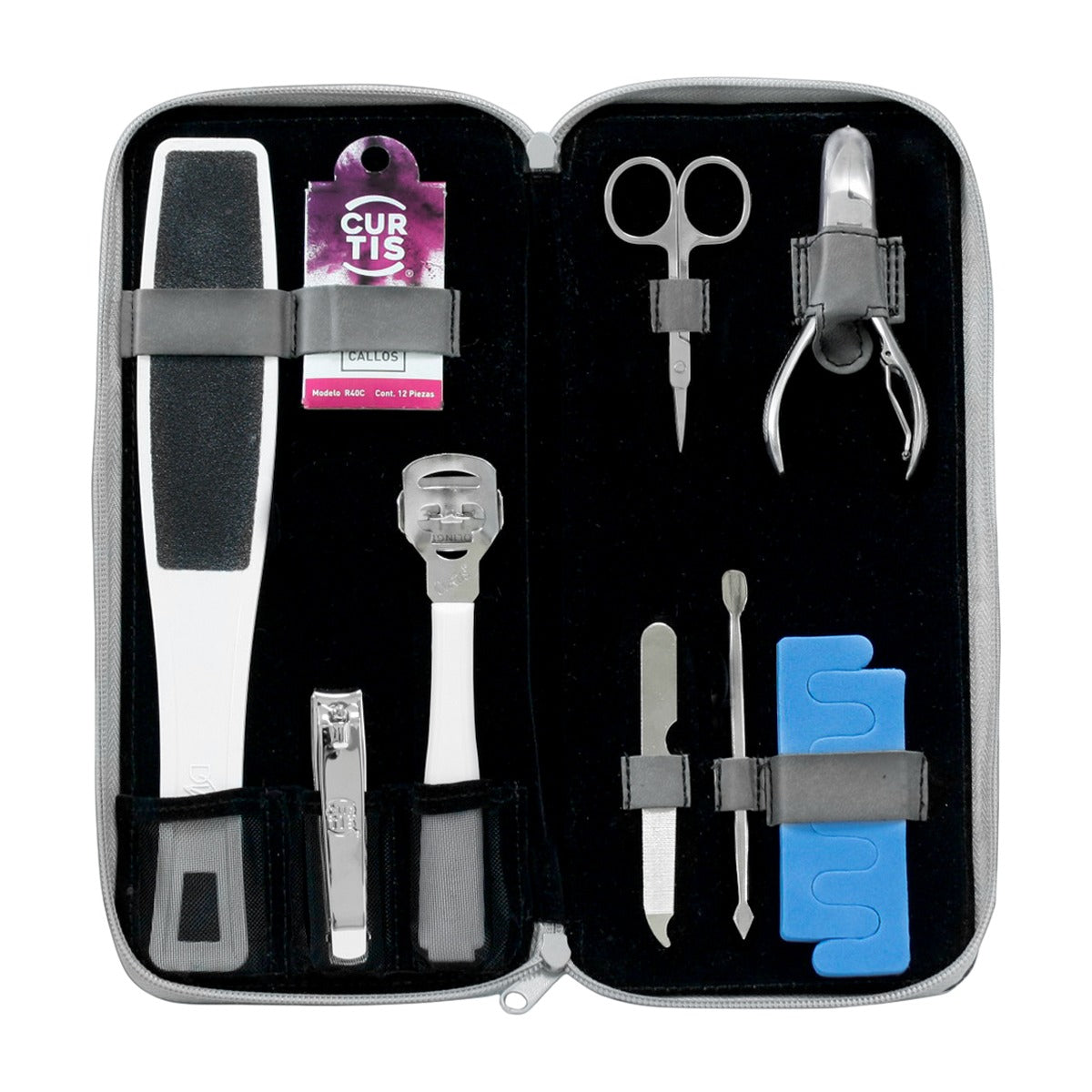 Curtis Estuche para Pedicure 9 pzas