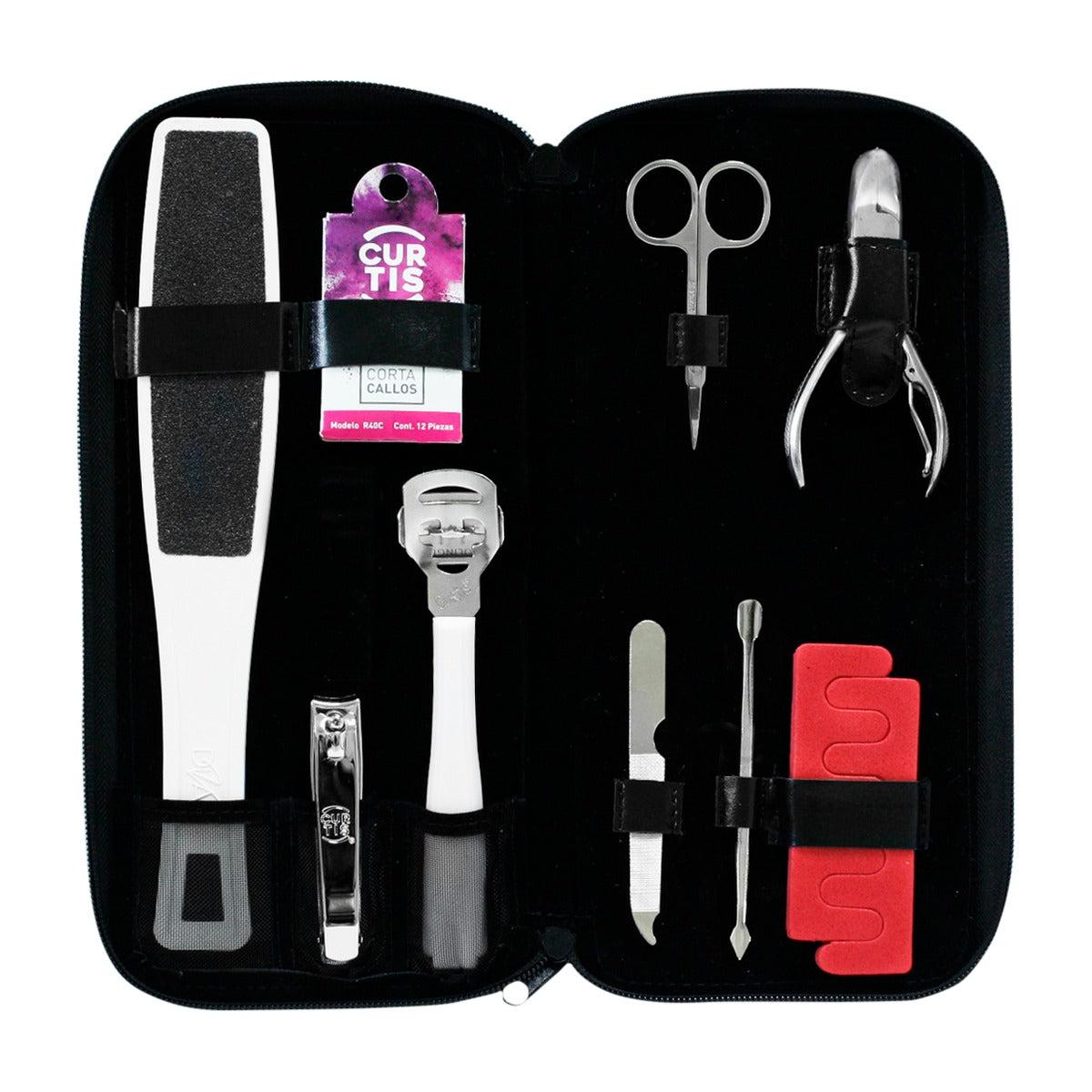 Curtis Estuche para Pedicure 9 pzas