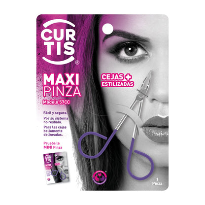 Curtis Maxi Pinza Tipo Tijera para Cejas 8.1 cm 57CC