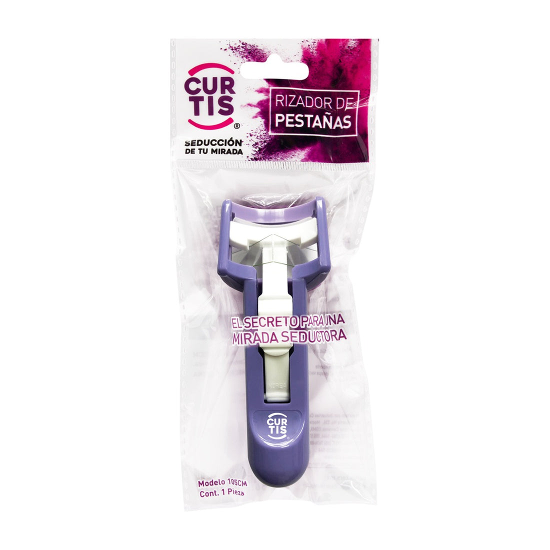 Curtis Rizador de Pestañas de Plástico Morado 105C
