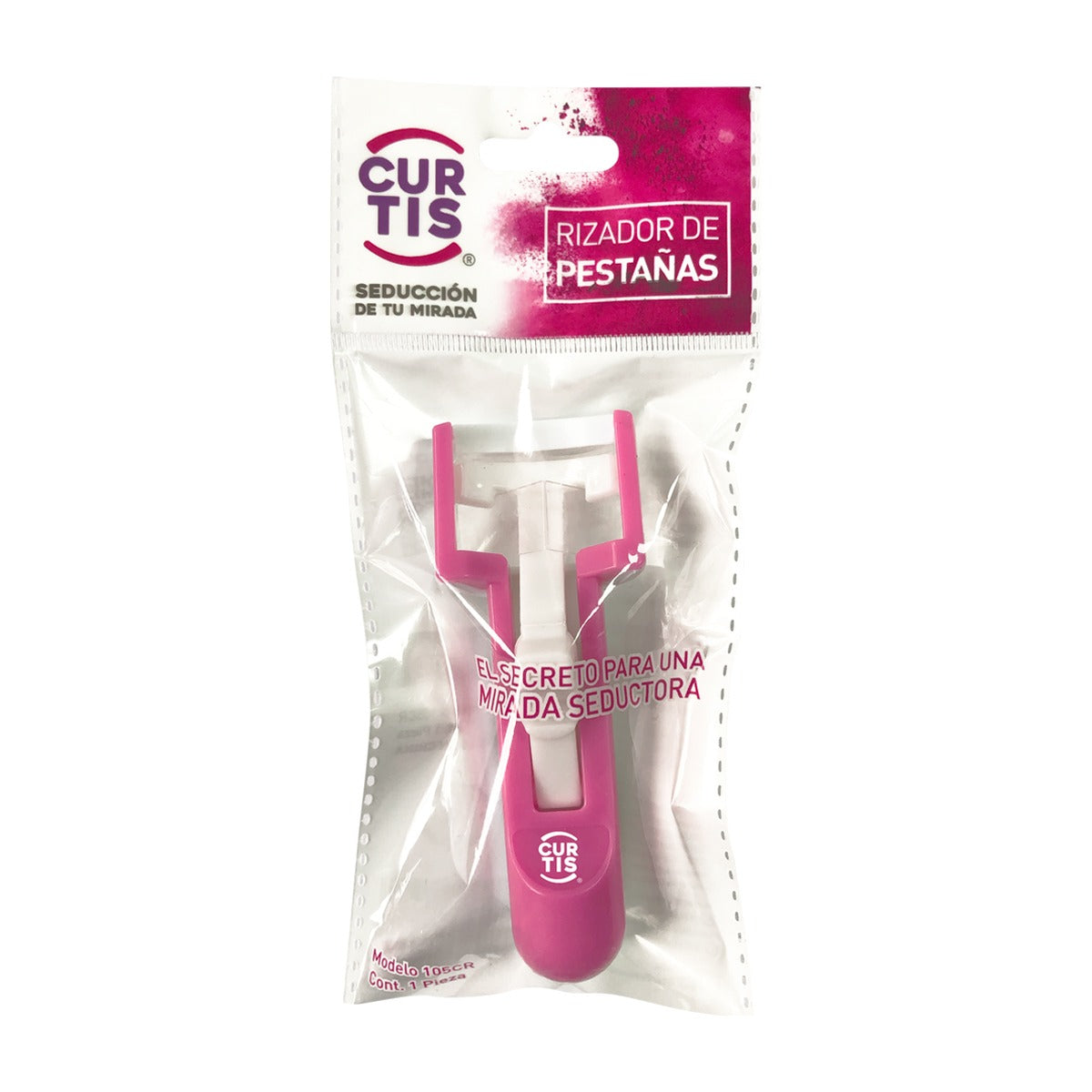 Curtis Rizador de Pestañas de Plástico Rosa 105CR