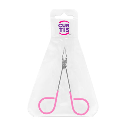 Curtis Maxi Pinza Tipo Tijera para Cejas con Pouch 8.1 cm