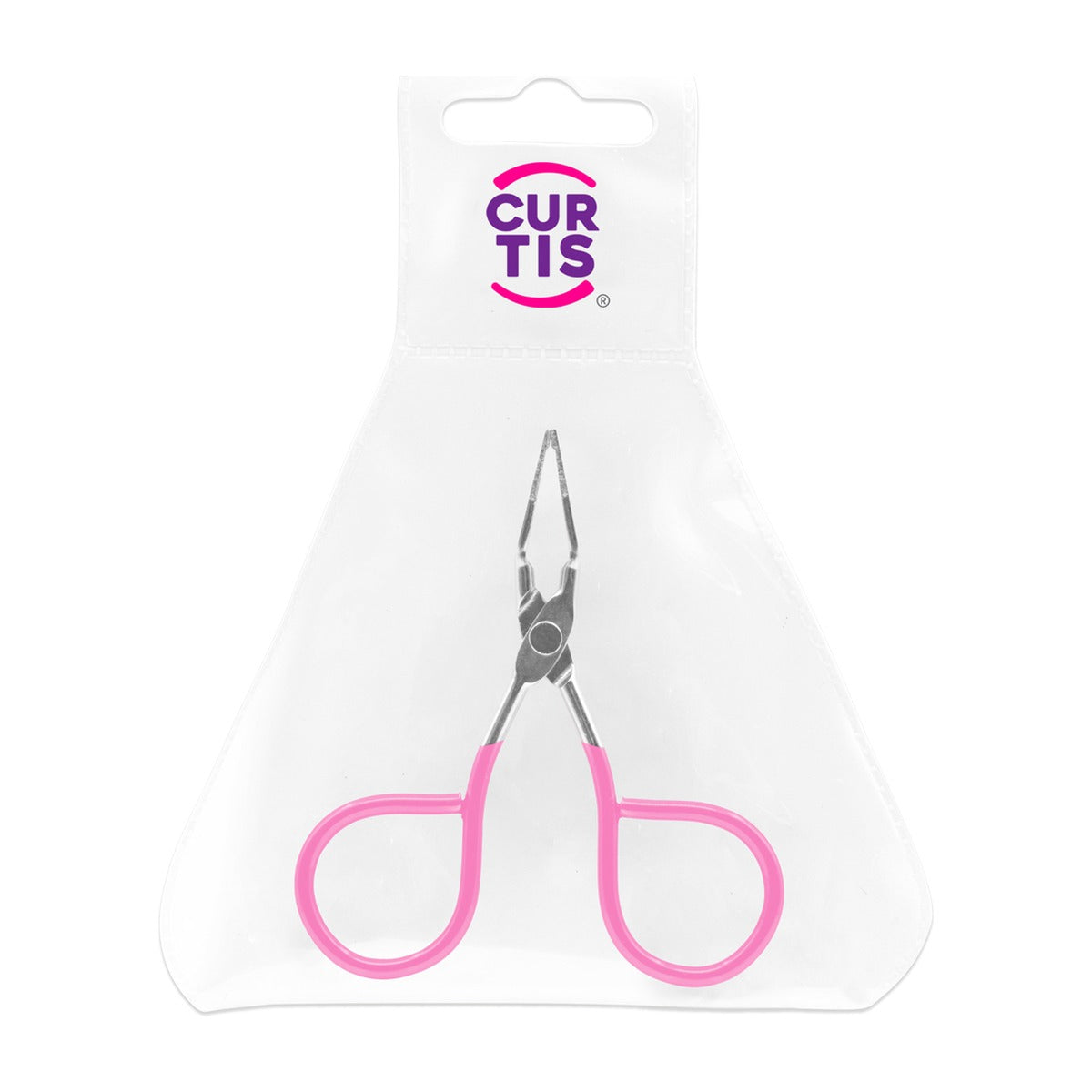 Curtis Mini Pinza Tipo Tijera para Cejas con Pouch 6.2 cm