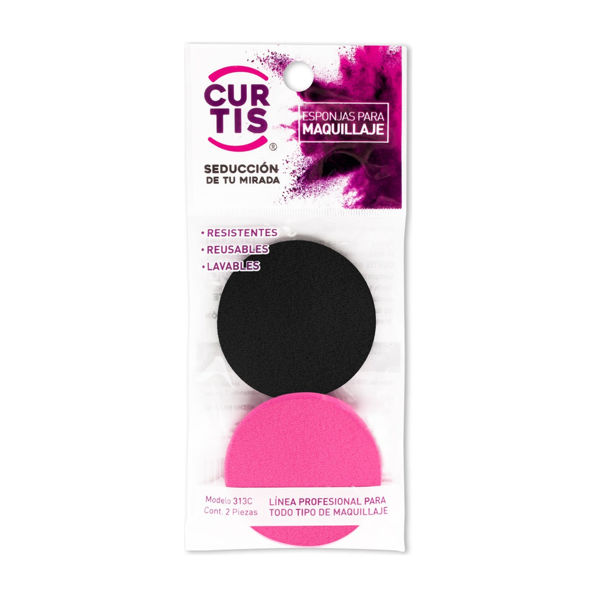 Curtis Esponjas Cosméticas para Maquillaje