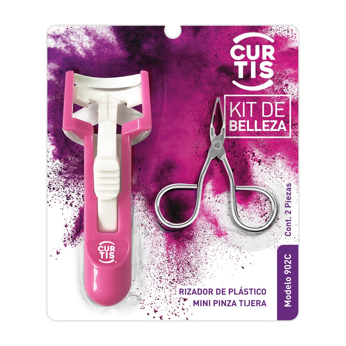 Curtis Kit de Belleza Rizador de Pestañas y Mini Pinza