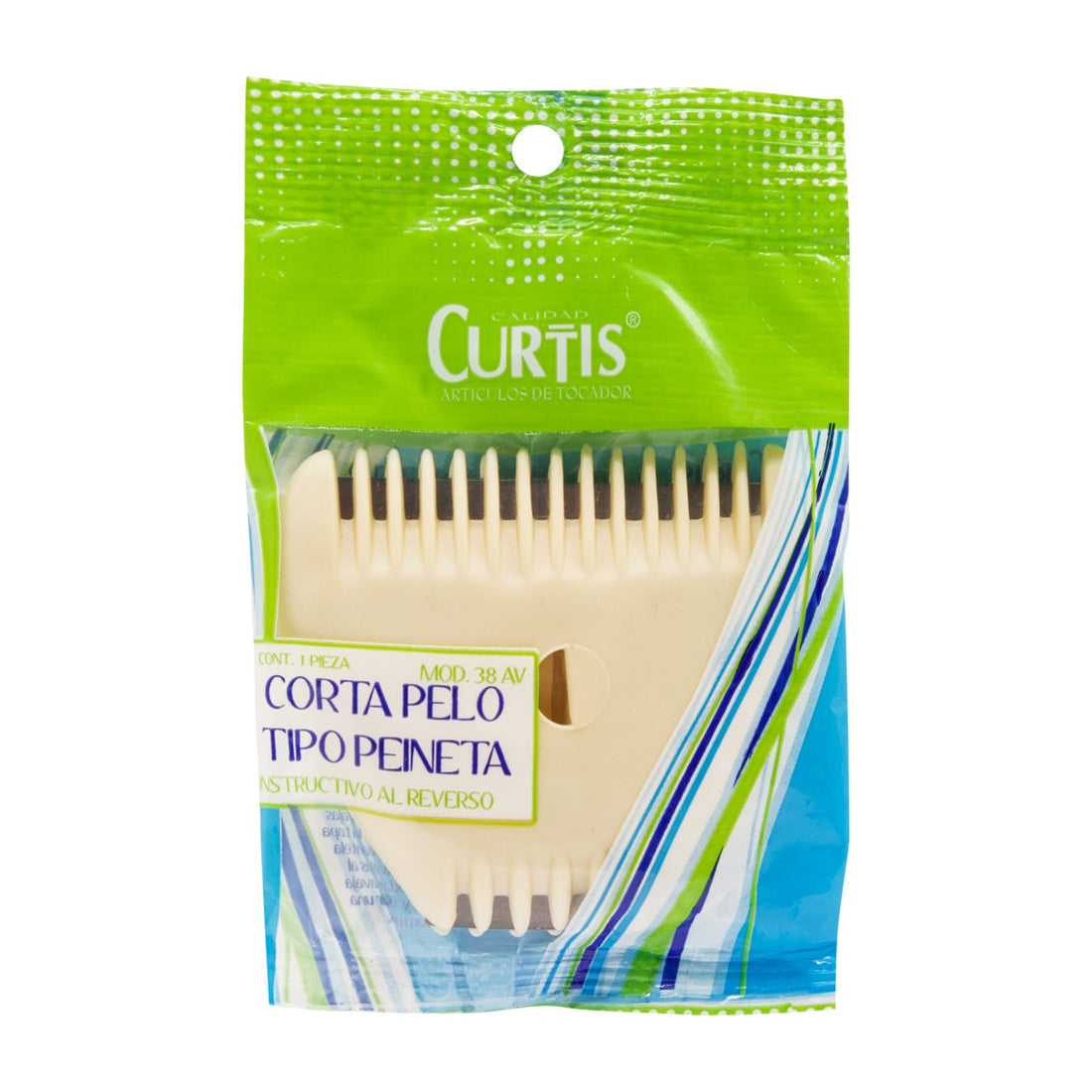 Curtis Corta Pelo Tipo Peineta