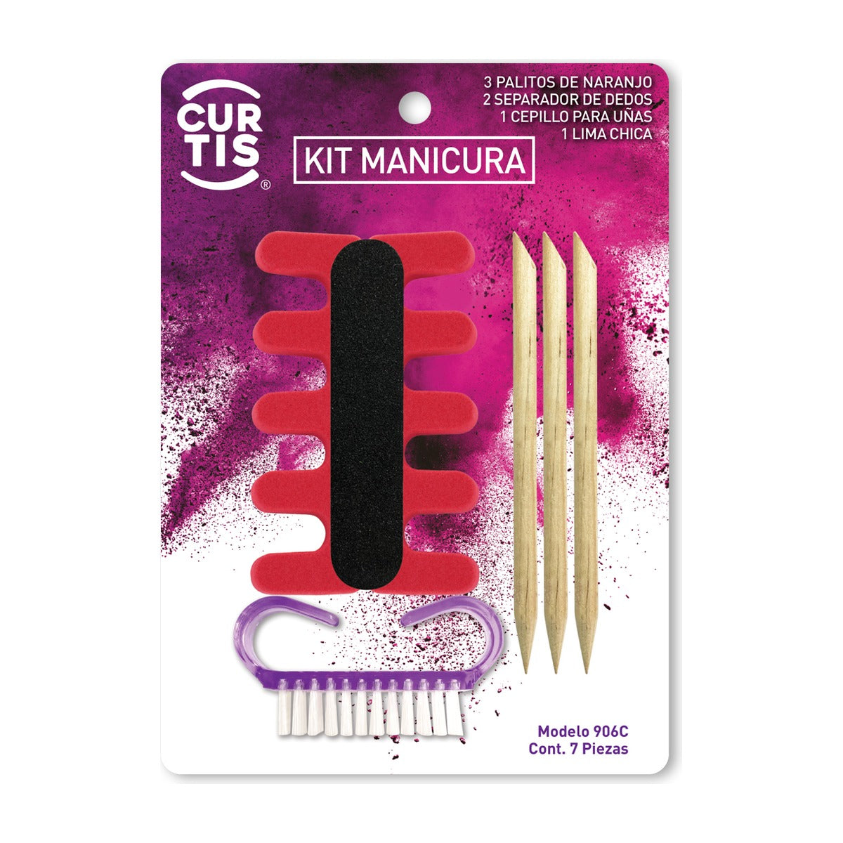 Curtis Kit de Manicura 7 pzas