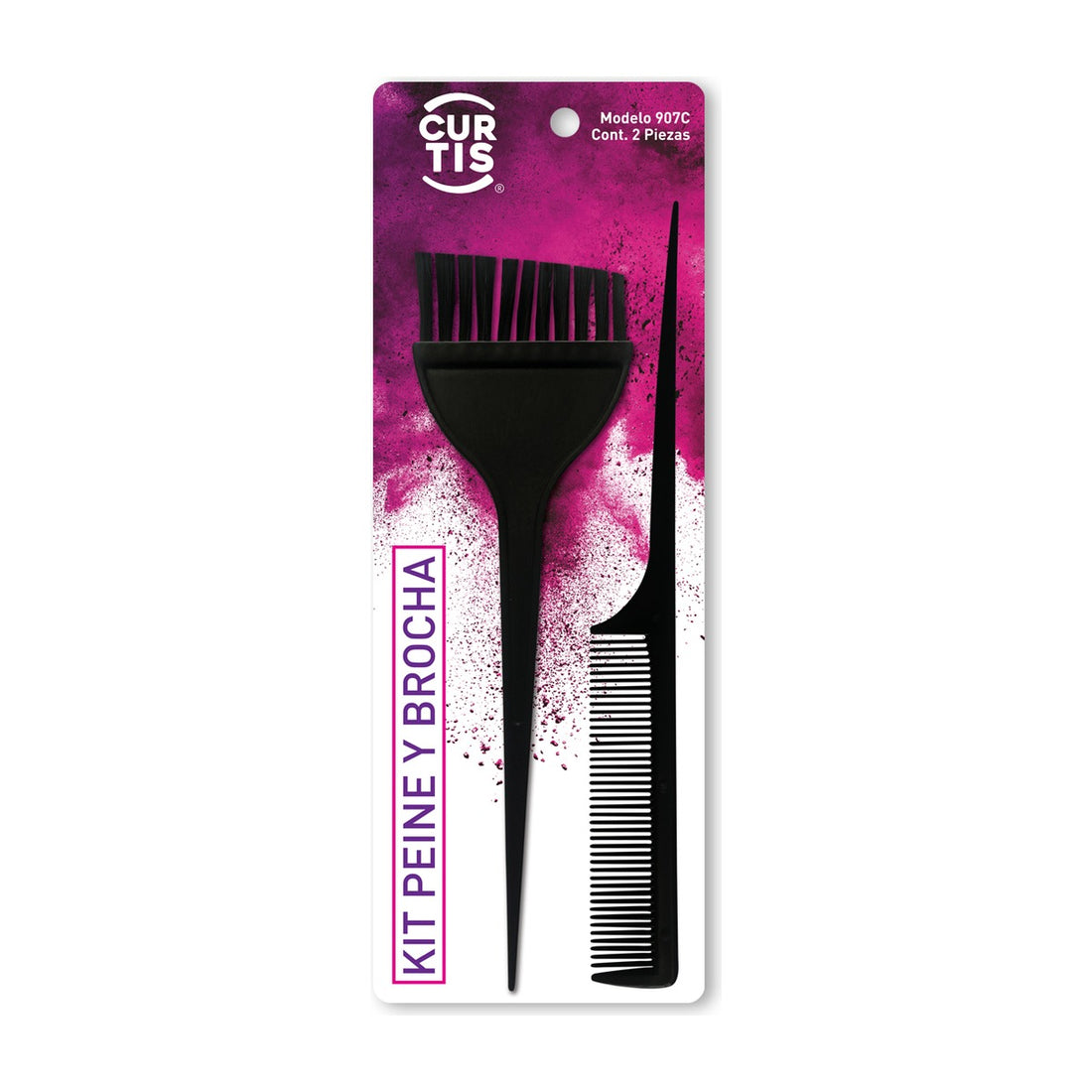 Curtis Kit Peine y Brocha para Corte 2 pzas