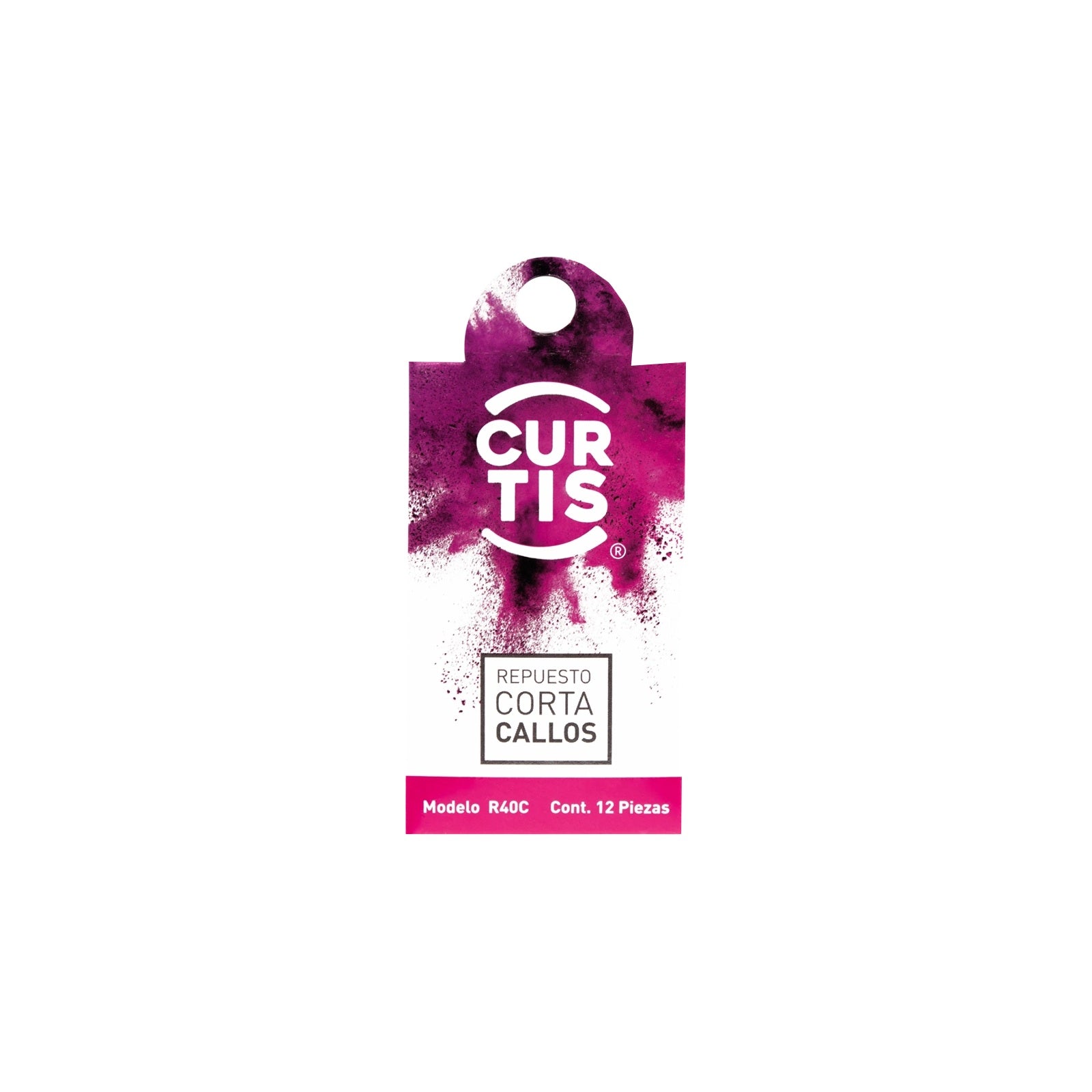 Curtis Repuesto Corta Callos Precisión en Exfoliación Podológica 12 pzas