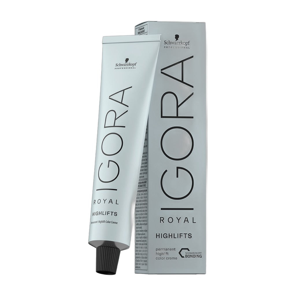 Tinte superaclarante Schwarzkopf IGORA ROYAL Highlifts 60 ml – tubo y caja, Schwarzkopf Professional