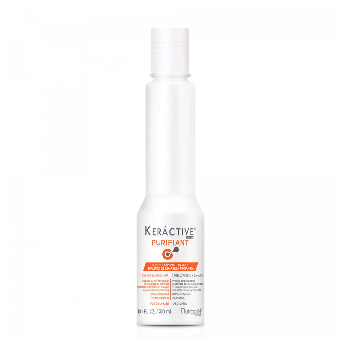 Nutrapel Keractive Purifiant Shampoo de Limpieza Profunda y Desincrustante 300 ml