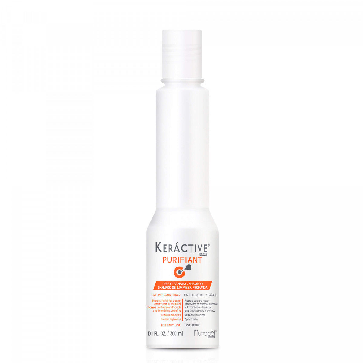 Nutrapel Keractive Purifiant Shampoo de Limpieza Profunda y Desincrustante 300 ml