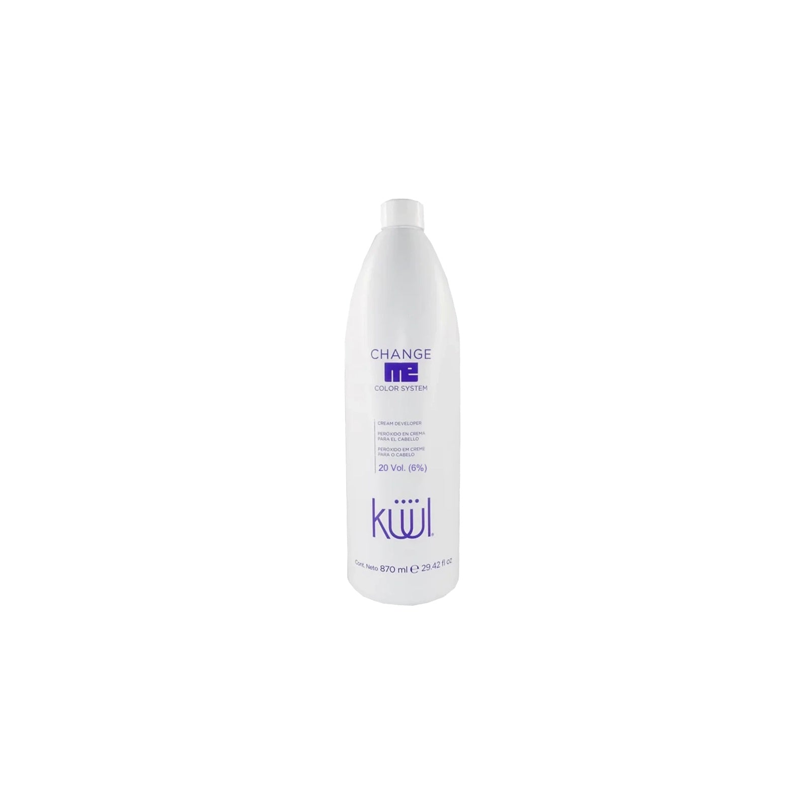 Kuul Change Me 870 ml Peróxido en Crema Activación y Aclaración 20 Vol