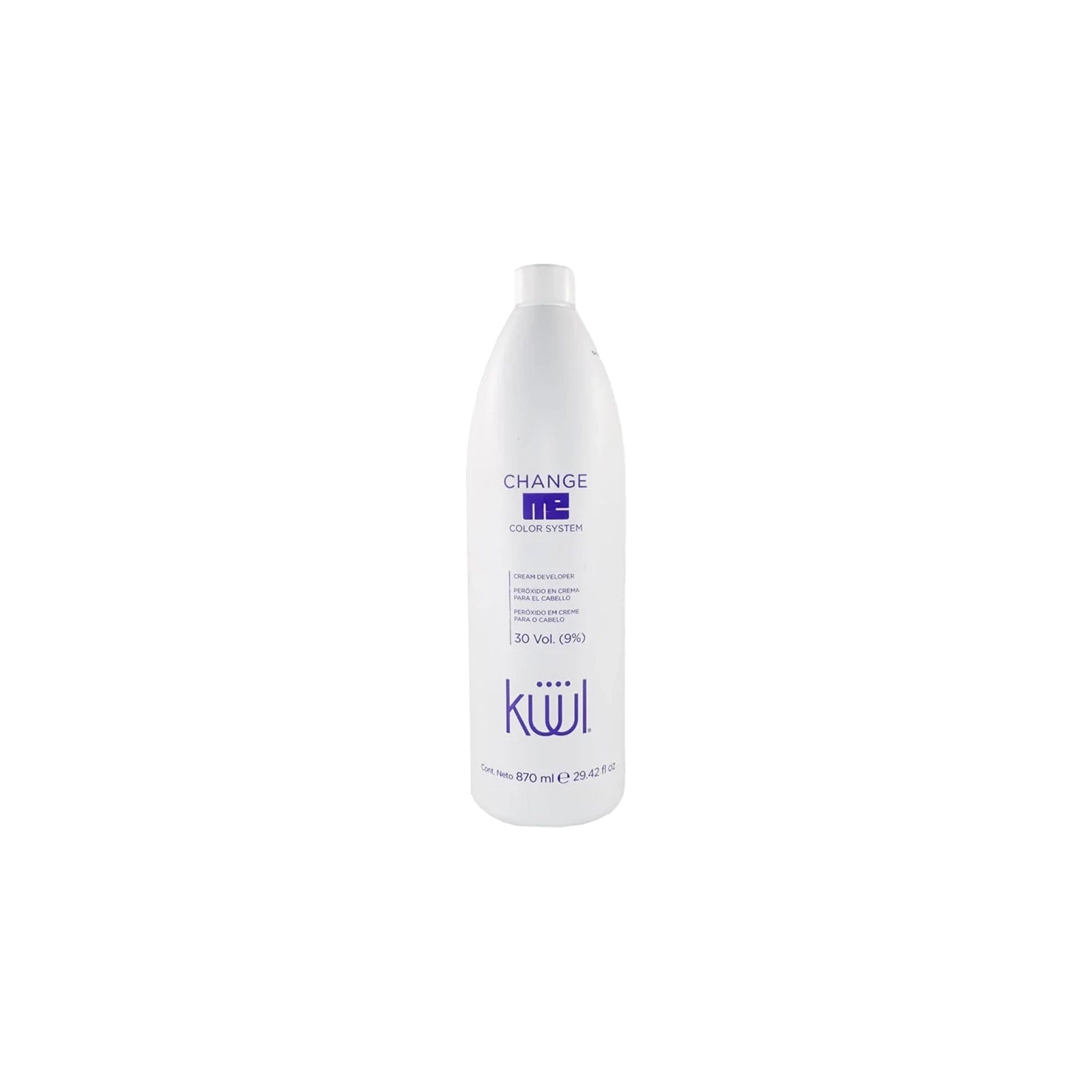 Kuul Change Me 870 ml Peróxido en Crema Activación y Aclaración 30 Vol