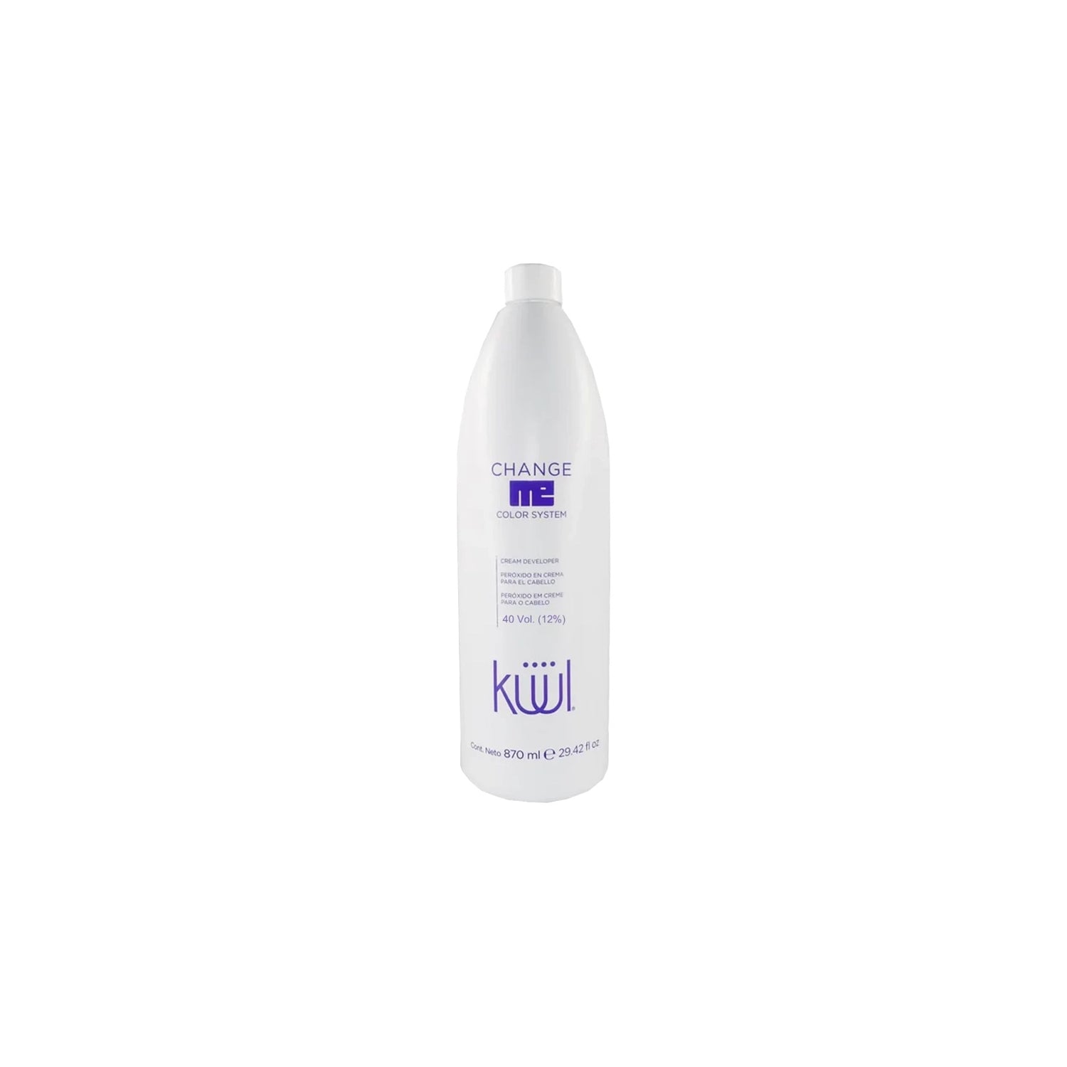 Kuul Change Me 870 ml Peróxido en Crema Activación y Aclaración 40 Vol