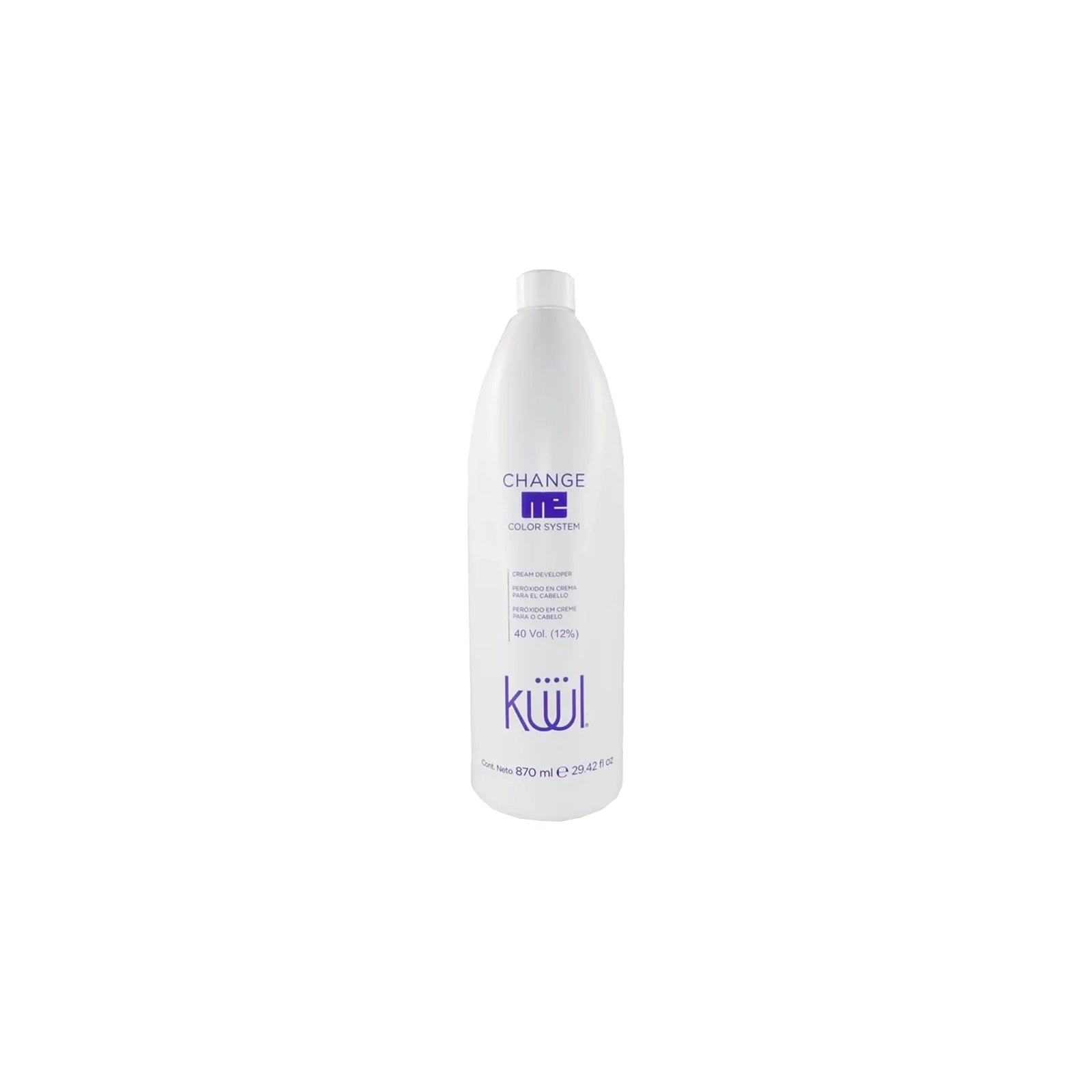 Kuul Change Me 870 ml Peróxido en Crema Activación y Aclaración 40 Vol