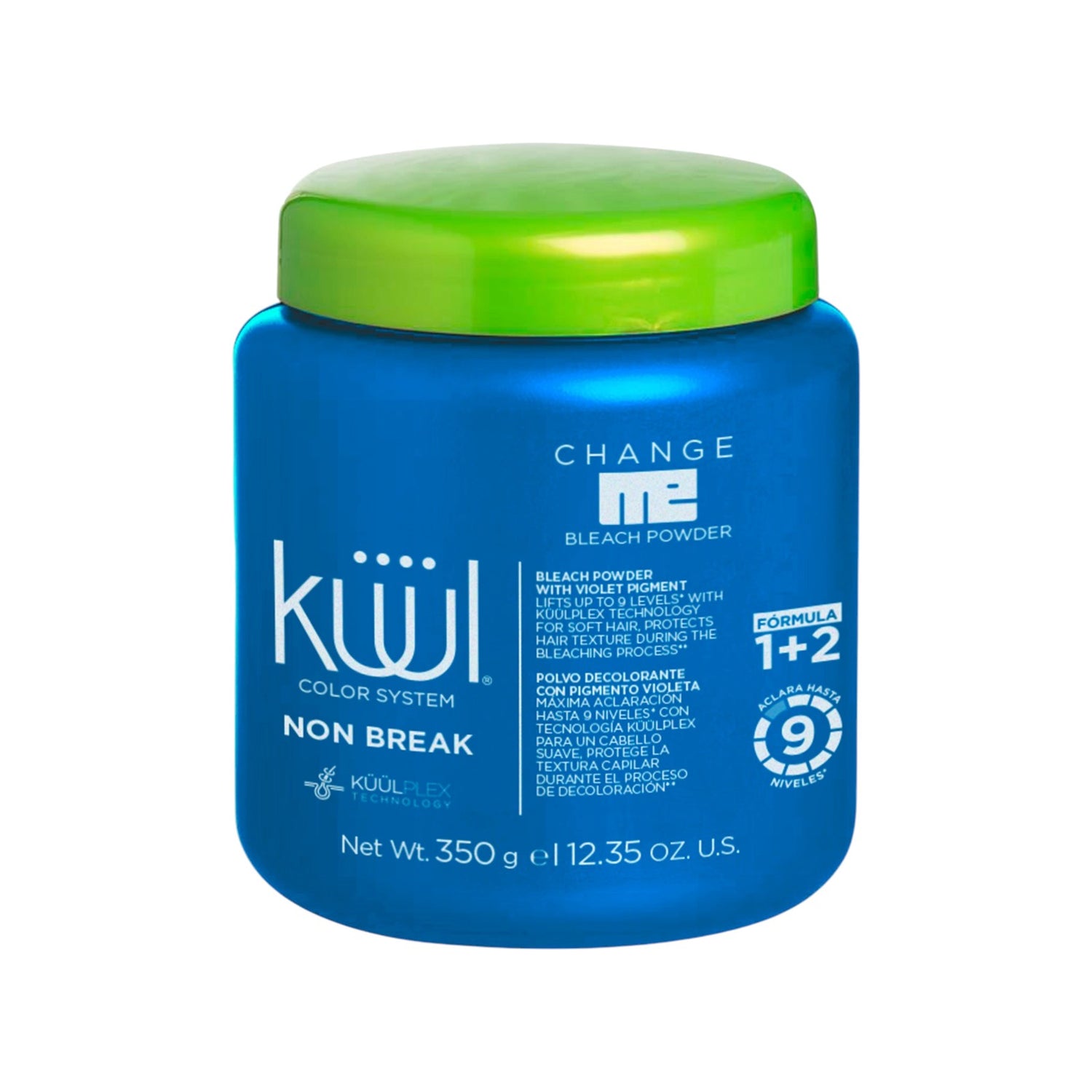 Kuul Change Me Bleach Powder Decoloración Controlada 350 g (9 Niveles)