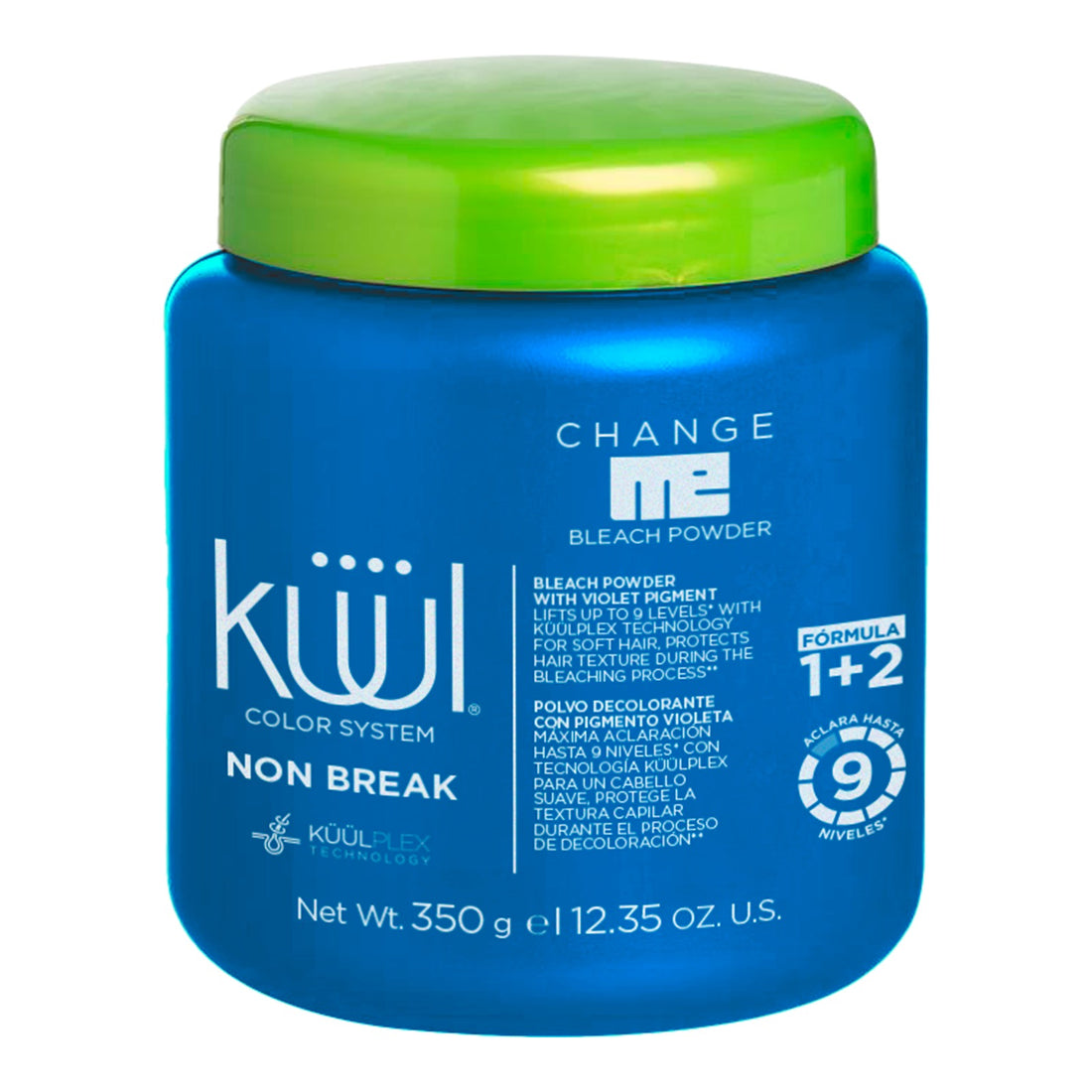 Küül Non Break · decolorante 9 niveles 350 g, vista lateral
