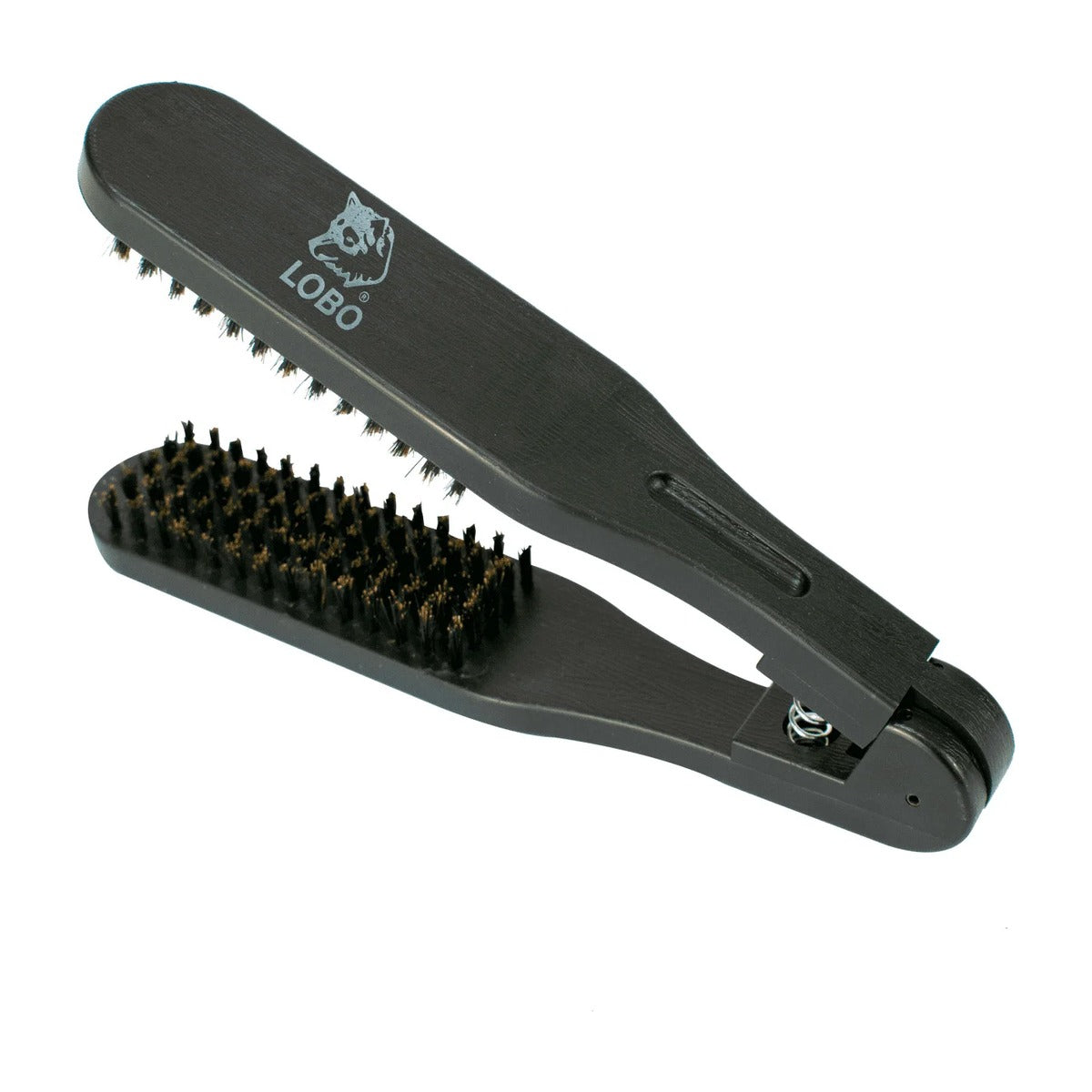 Lobo Cepillo Alaciador Tipo Plancha Negro 21.5 cm