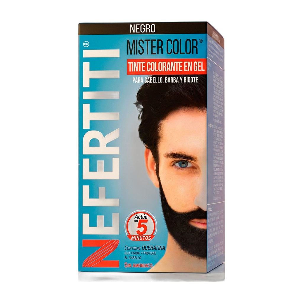 Kit tinte para canas Nefertiti Mister Color negro