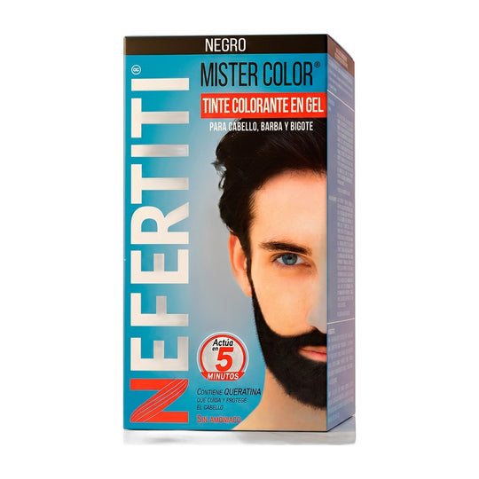 Kit tinte para canas Nefertiti Mister Color negro