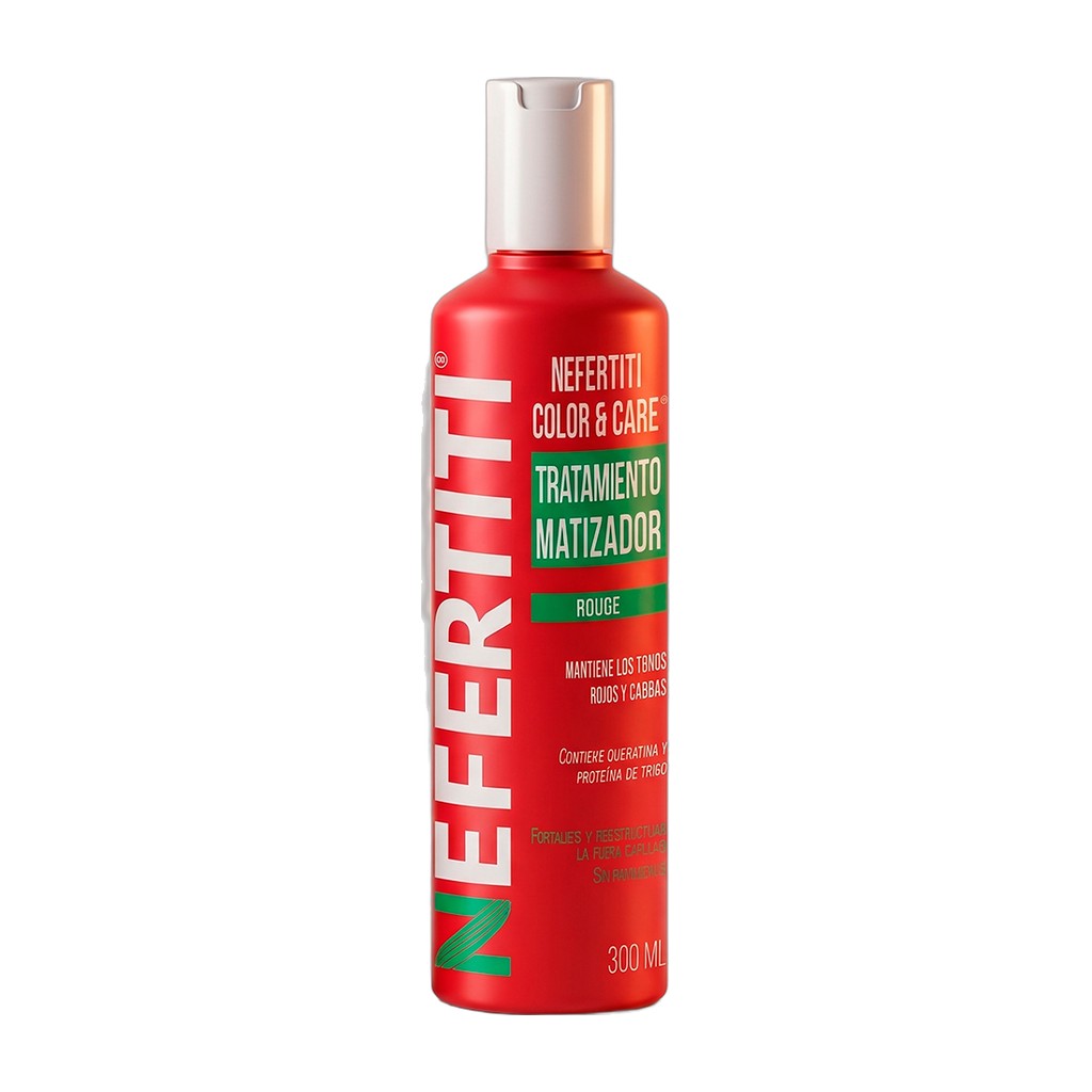Tratamiento matizador rojo Nefertiti Color &amp; Care Rouge 300 ml