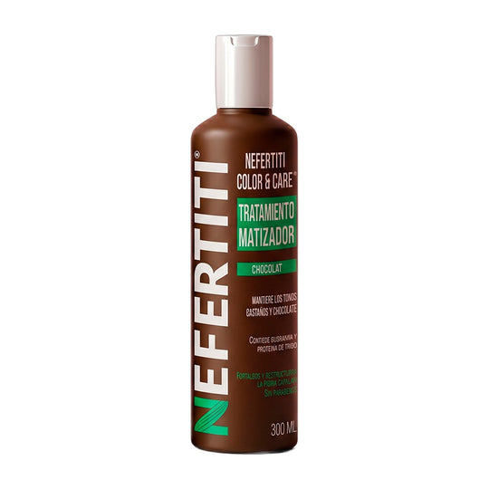 Tratamiento matizador para castaños Nefertiti Color & Care Chocolat 300 ml