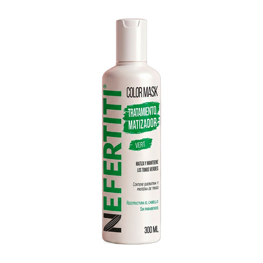Mascarilla matizadora verde Nefertiti Color Mask Vert 300 ml