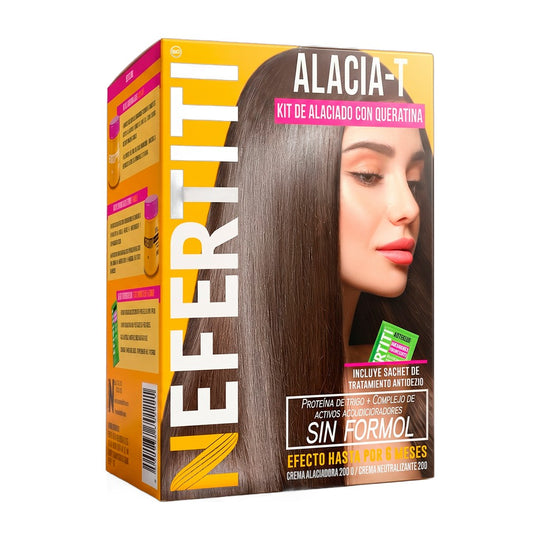 Kit de alaciado permanente Nefertiti Alacia-T 400 g