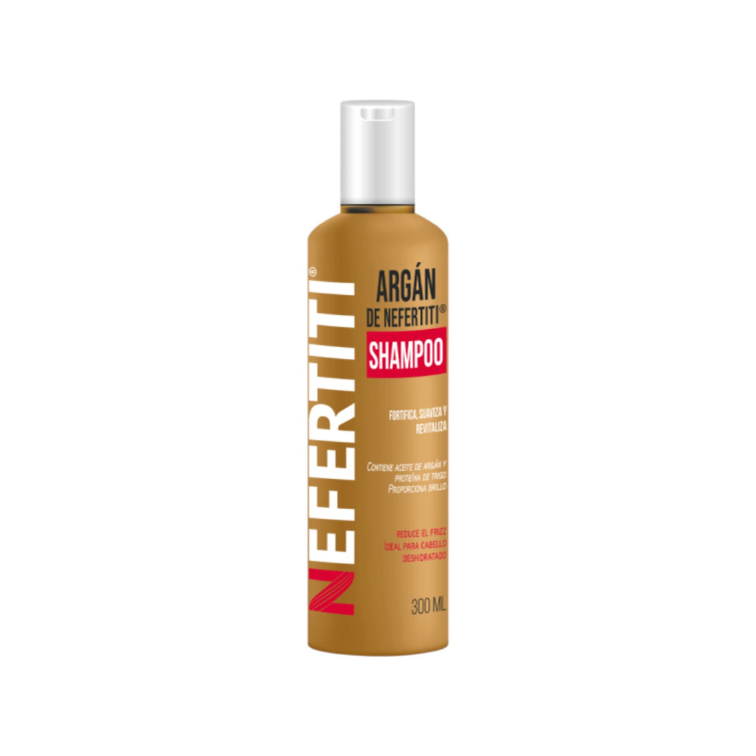 Nefertiti Argán Shampoo Hidratación y Control Frizz 300 ml