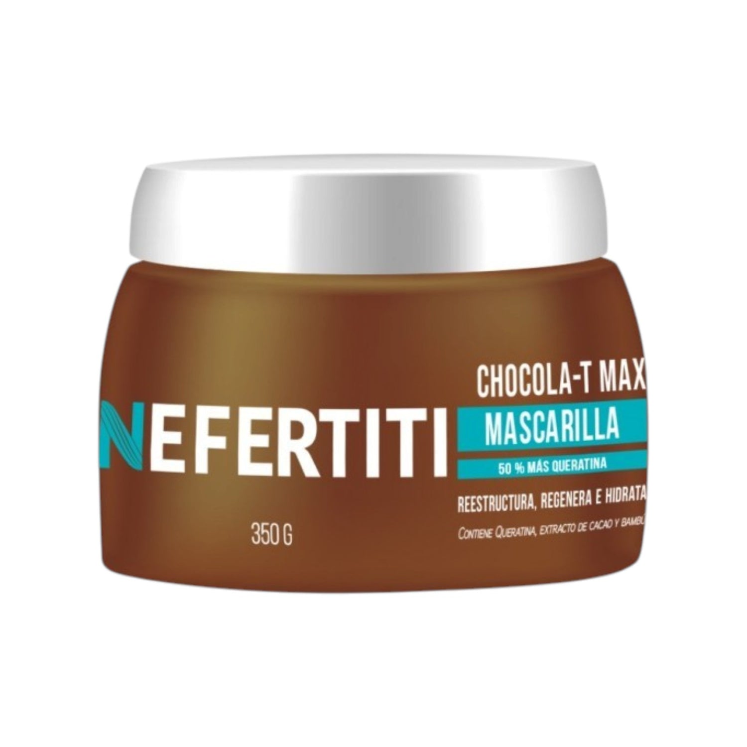 Nefertiti Chocola-T Max Mascarilla Doble Queratina Reparación Profunda 350 g