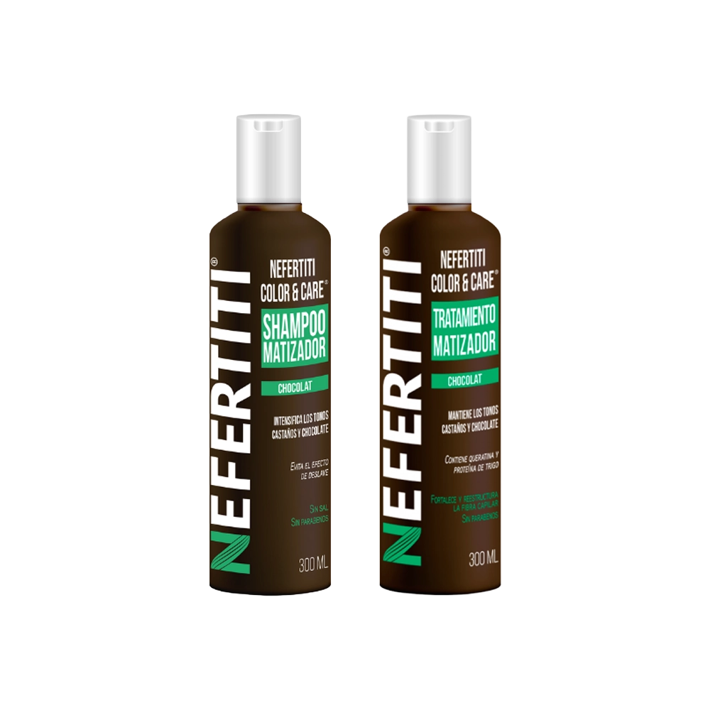Nefertiti Color &amp; Care Chocolat tratamiento matizador 300 ml