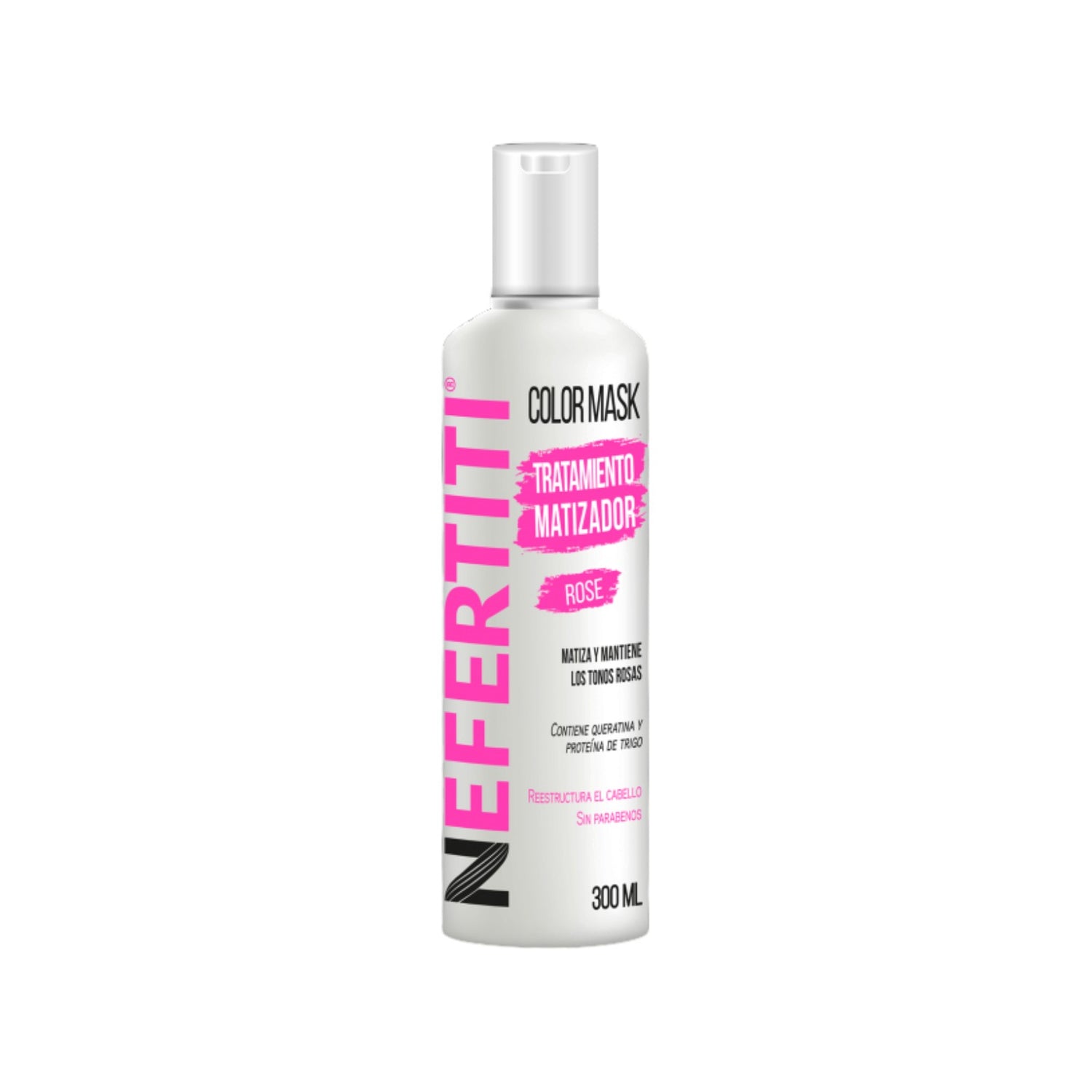 Nefertiti Color Mask Rose Tratamiento Matizador Rosa 300 ml
