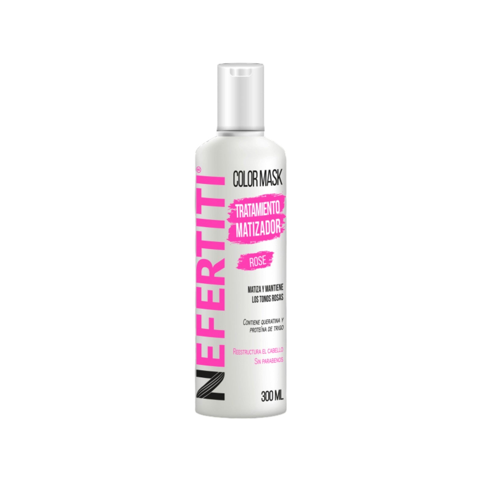 Nefertiti Color Mask Rose Tratamiento Matizador Rosa 300 ml