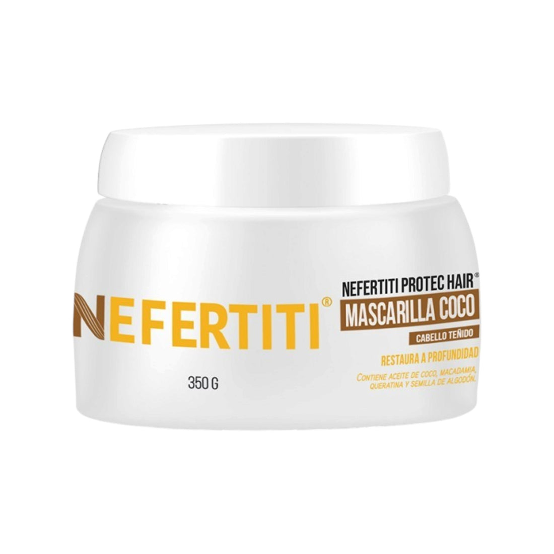 Nefertiti Protec Coco Mascarilla Nutrición y Protección de Color 350 g