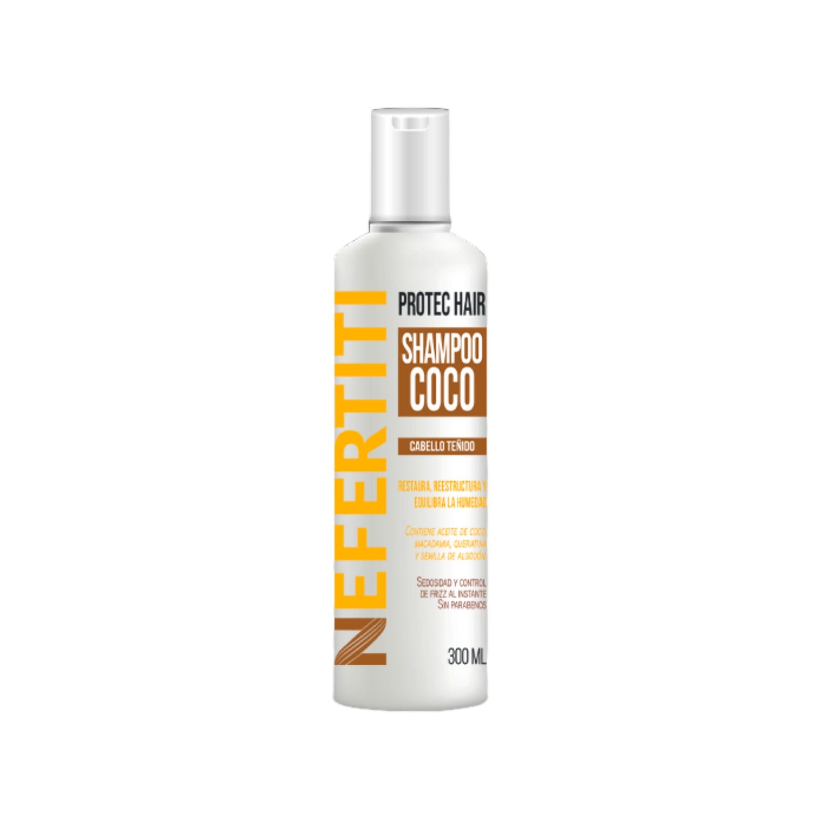 Nefertiti Protec Coco Shampoo Protección de Color y Control Frizz 300 ml