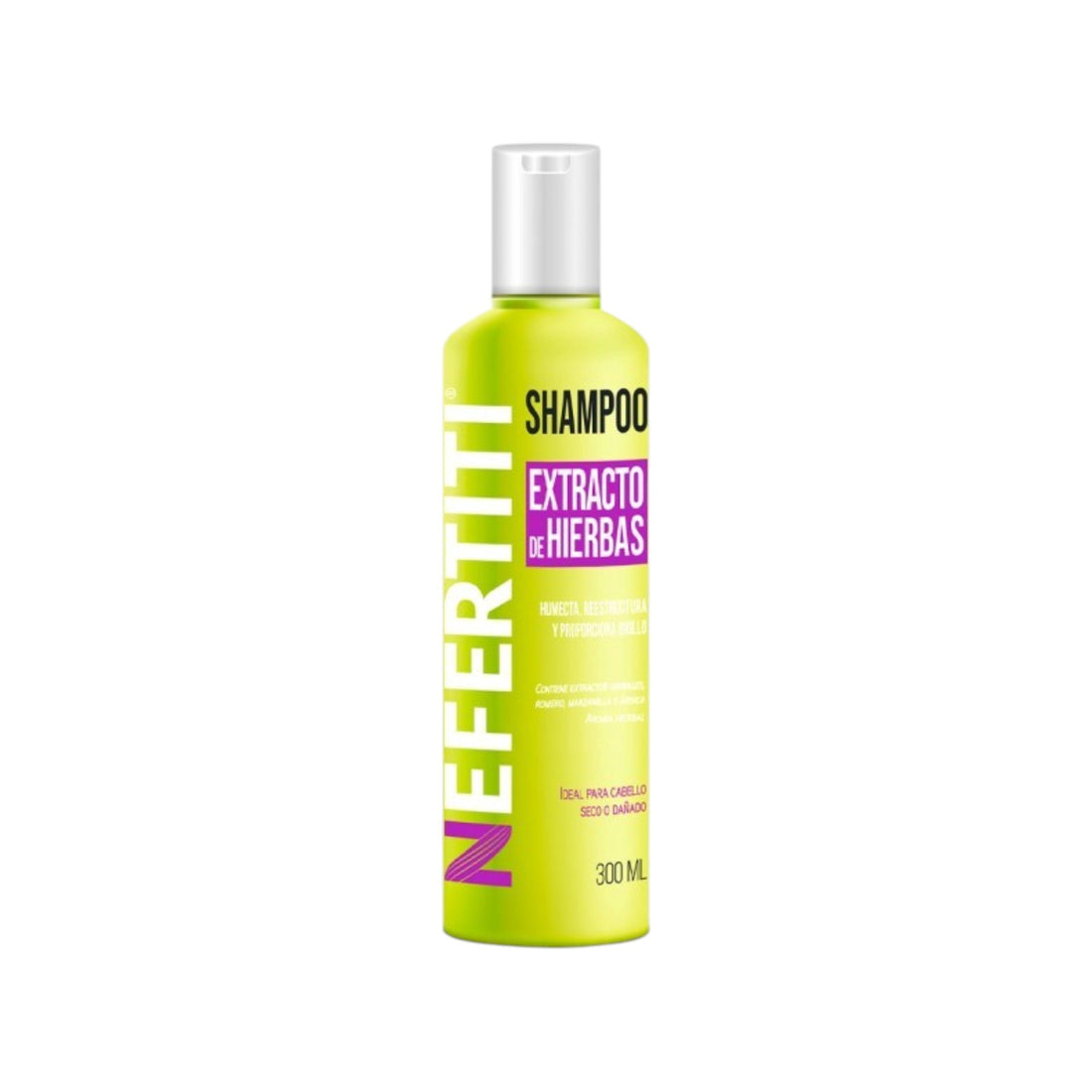 Nefertiti Shampoo Hierbas Hidratación y Brillo 300 ml