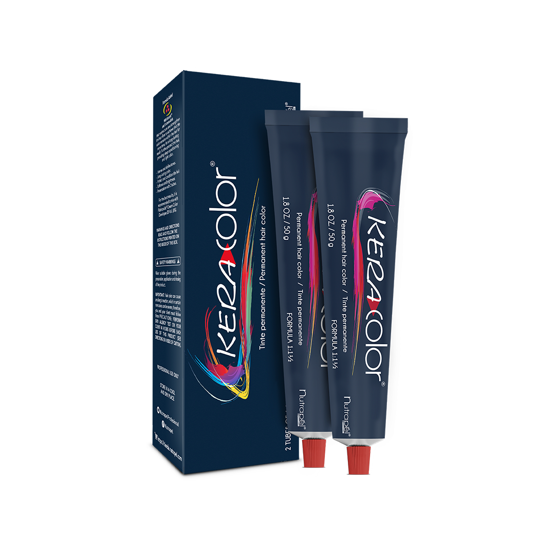 KeraColor Nutrapel permanente: caja con dos tubos de 50 g