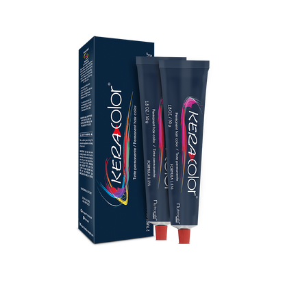 KeraColor Nutrapel permanente: caja con dos tubos de 50 g