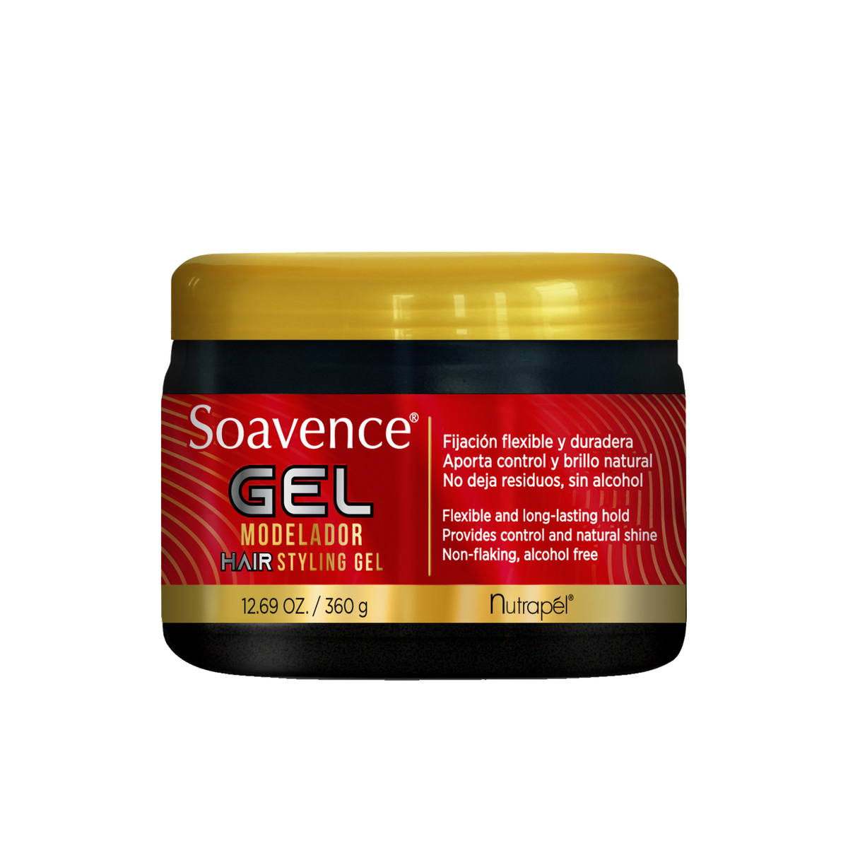 Gel modelador sin alcohol Nutrapel Soavence 360 g