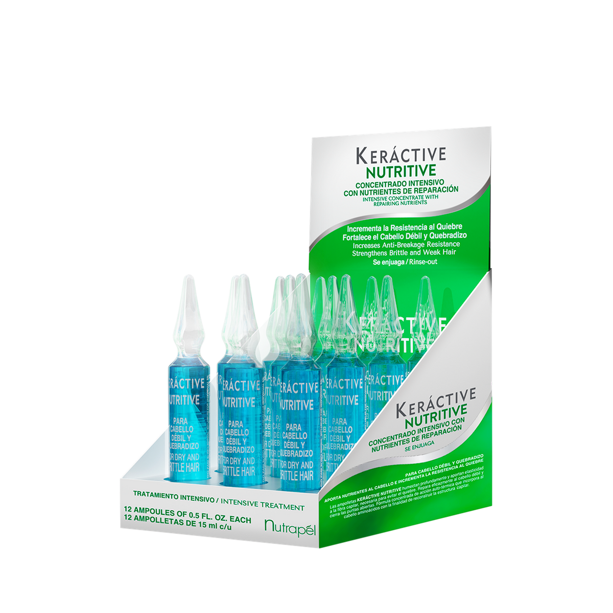 Ampolleta anti-quiebre Nutrapel Keráctive Nutritive 15 ml (por pieza)