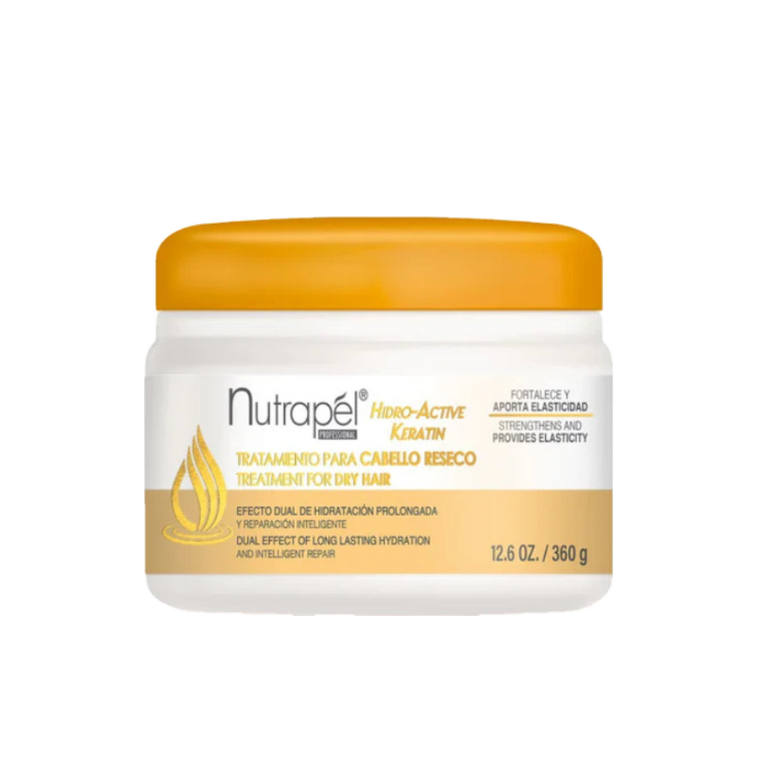 Tratamiento para cabello reseco Nutrapel Hidro-Active Keratin 360 g