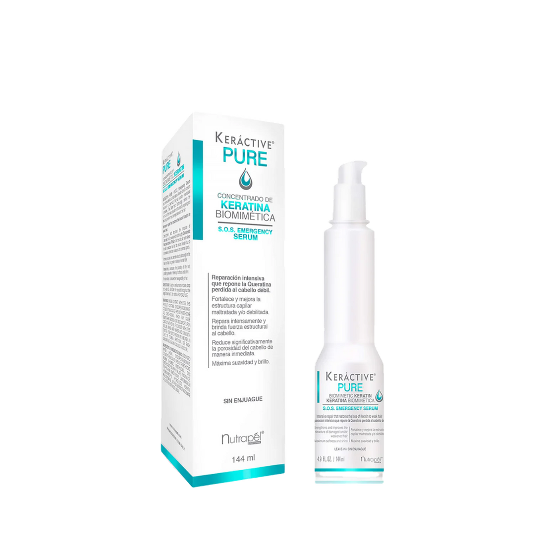 Sérum S.O.S. reparador Nutrapel Keráctive Pure 144 ml