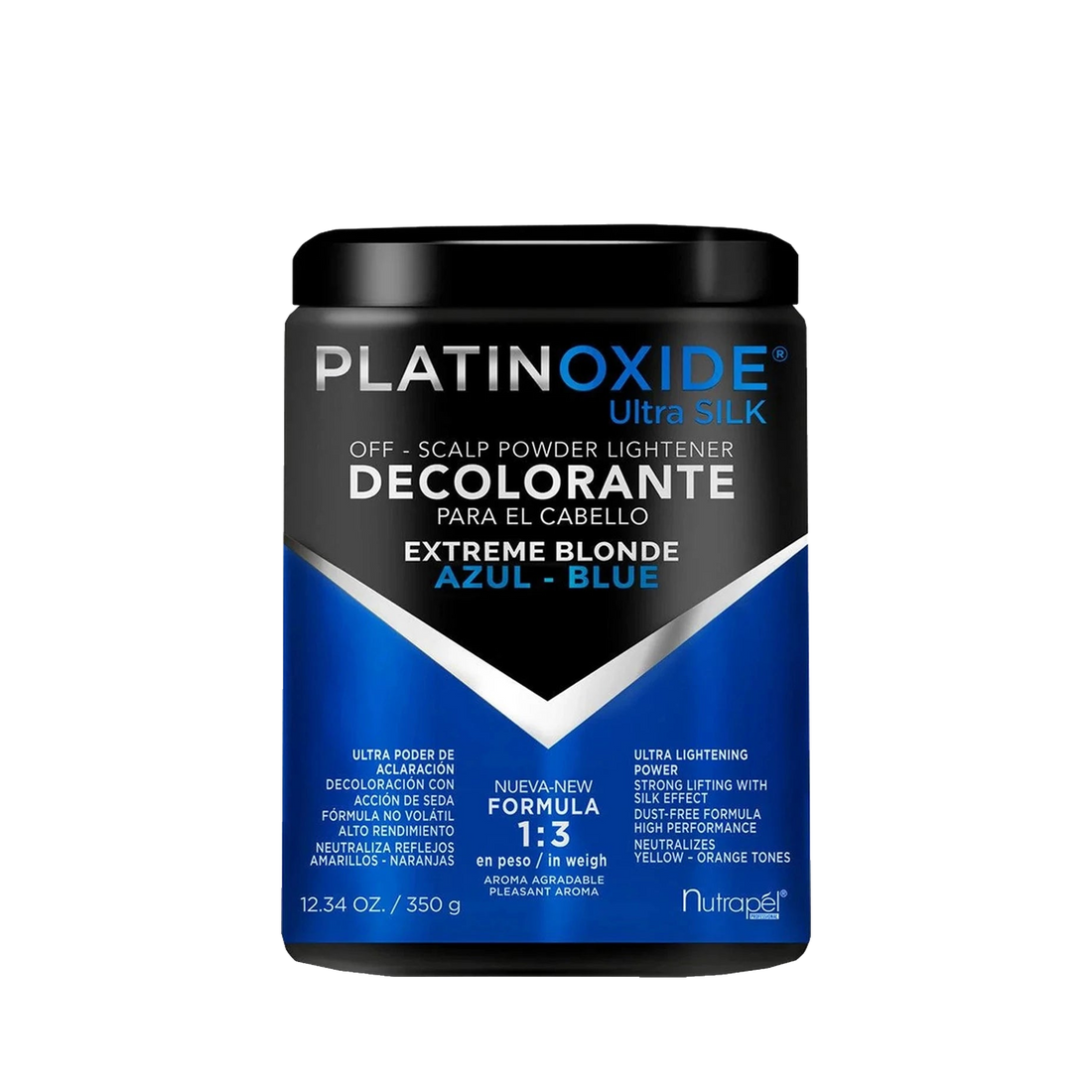 Decolorante en polvo azul Nutrapel Platinoxide Ultra Silk 350 g