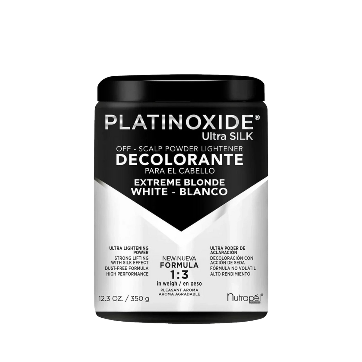 Decolorante en polvo blanco Nutrapel Platinoxide Ultra Silk 350 g